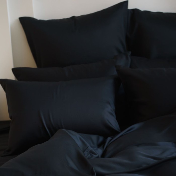 Постельное белье German Grass Tencel "Black Brilliant", 2-х спальное (евро)