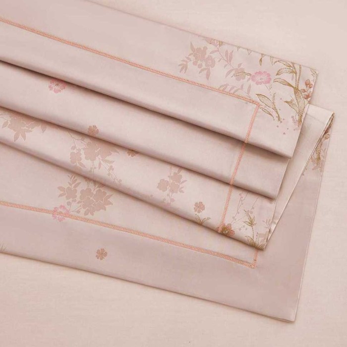 Постельное белье Arya Majestik бамбук "Liyat", 2-х спальное (евро), персиковый