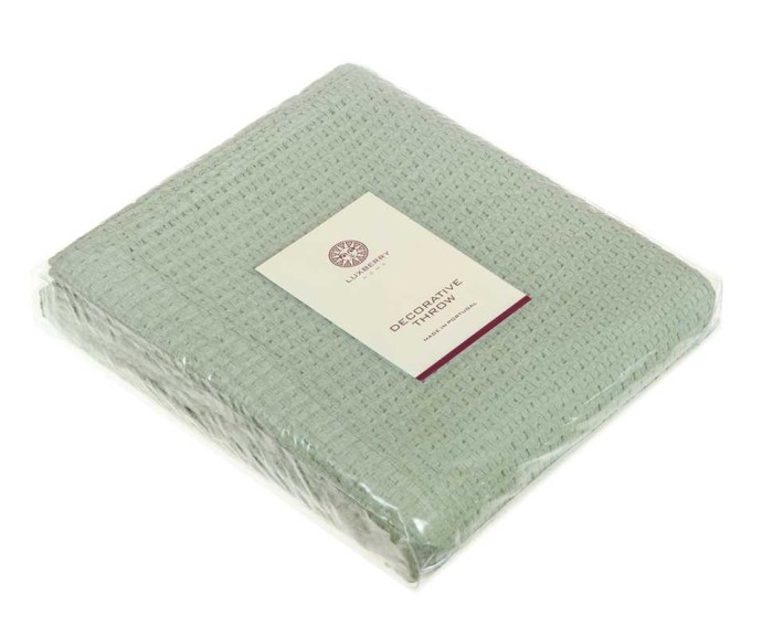 Покрывало Luxberry "Vegan", 220x240 см, фисташковый