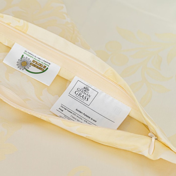 Пододеяльник German Grass "Golden Palette", 200x220 см, золотистый