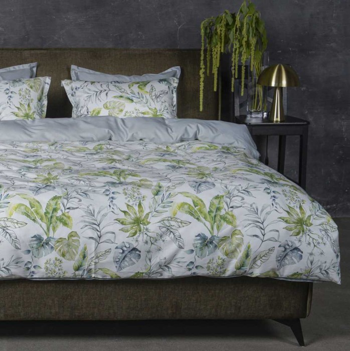 Постельное белье DecoFlux "Flora Costera", 2-х спальное (евро), зеленый
