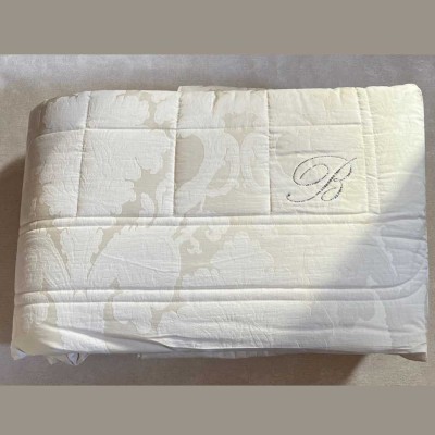 Покрывало Blumarine жаккард &quot;Sheffild&quot;, 270x270 см, молочный