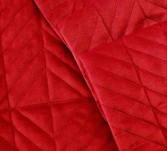 Покрывало Arya бархат "Belle", 250x260 см, красный