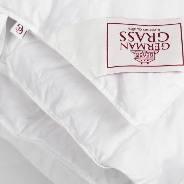 Одеяло German Grass пух гаги "Exclusive Cotton", 200x220 см, теплое