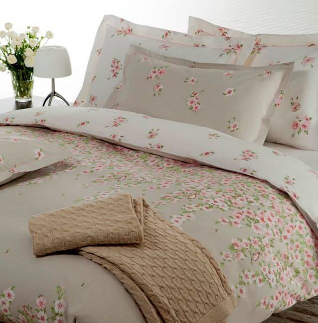 Постельное белье Mirabello "Primula", 2-х спальное, розовый