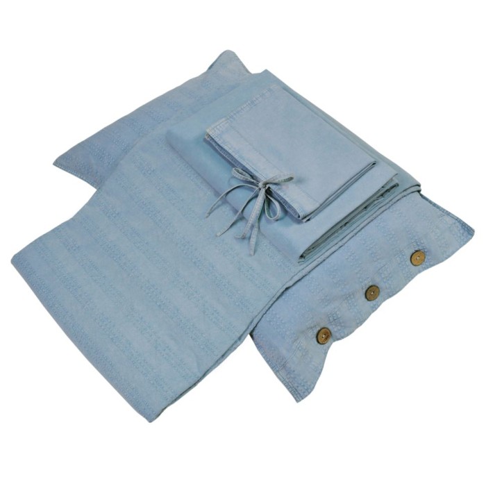 Постельное белье Hamam "Payas", king-size, голубой