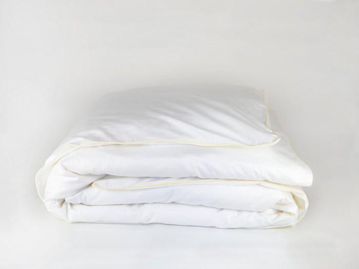 Постельное белье German Grass "Innsbruck Amber", 2-х спальное, белый, янтарный кант