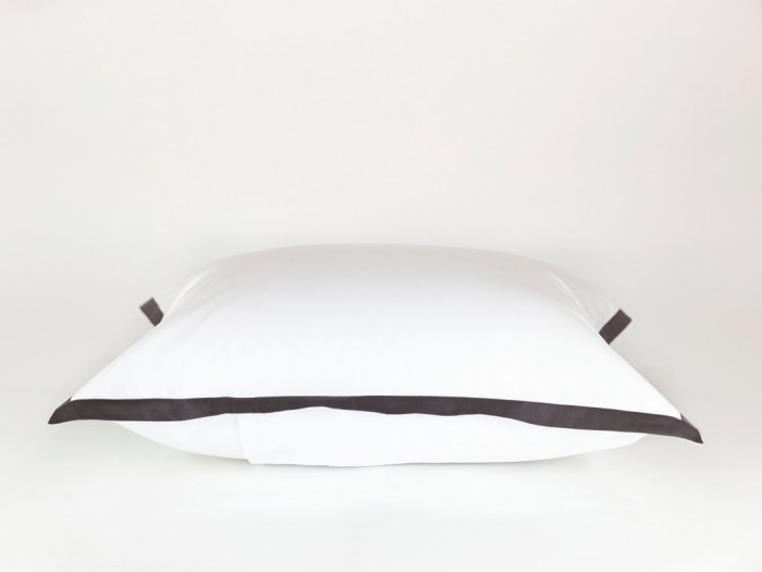 Наволочка German Grass "Vienna Gray", 50x70 см, 2 шт, белый