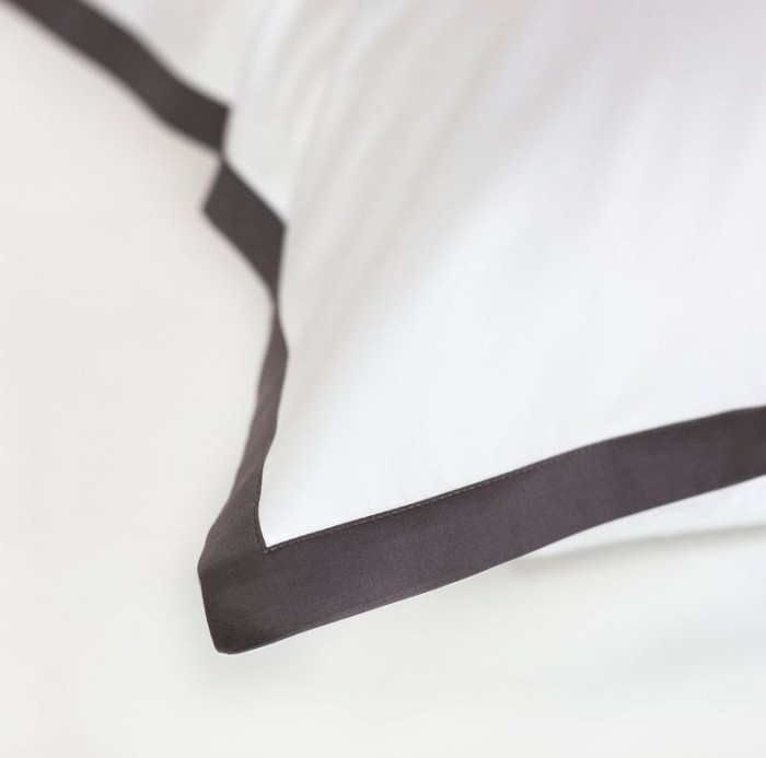 Наволочка German Grass "Vienna Gray", 50x70 см, 2 шт, белый