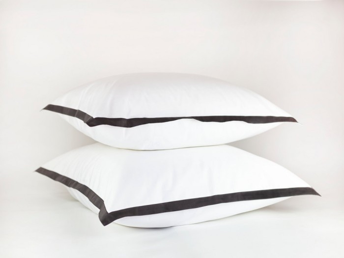 Наволочка German Grass "Vienna Gray", 50x70 см, 2 шт, белый