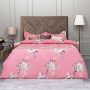Постельное белье Arya Simple Living "VIGNETTA", 1,5 спальное, розовый