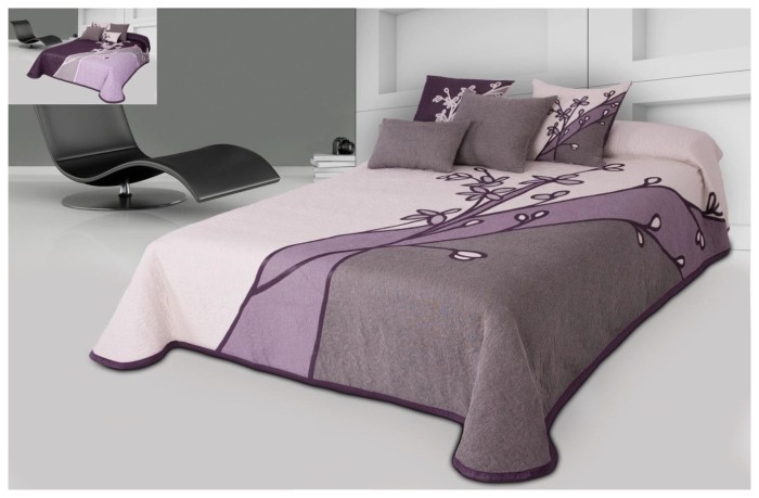 Покрывало Antonio Salgado "Bellis", 240x270 см, лиловый