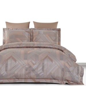 Постельное белье Arya тенсель "KALINA", 2-х спальное (евро), светло-коричневый