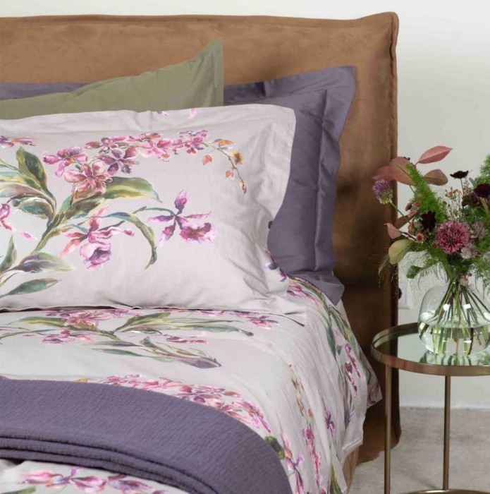 Постельное белье DecoFlux "Orchids Almond", 1,5 спальное, бежевый