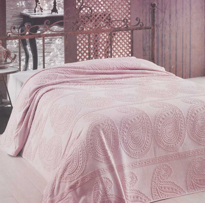 Простыня Arya для укрывания "Misley", 200x220 см, розовый