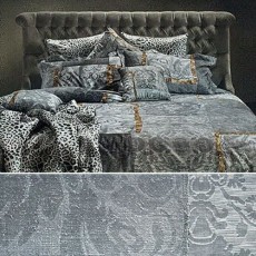 Постельное белье ROBERTO CAVALLI "RINASCIMENT 002", 2-х спальное, серый