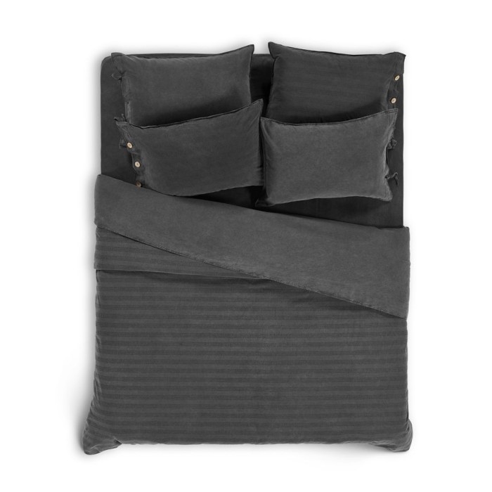 Наволочка Hamam декор "Payas", 50x70 см, темно-серый