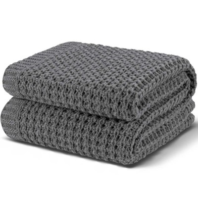 Плед Hamam шерсть &quot;Dimension Knitted&quot;, 130x180 см, темно-серый