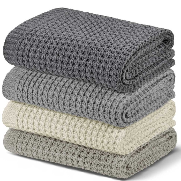 Плед Hamam шерсть "Dimension Knitted", 130x180 см, темно-серый