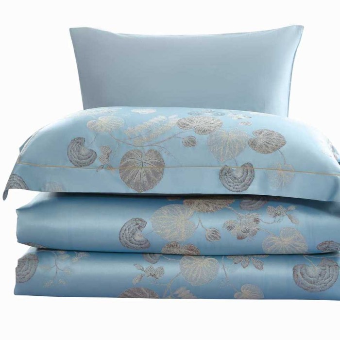 Постельное белье Arya Majestik бамбук "Riley", 2-х спальное (евро), голубой