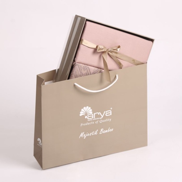 Постельное белье Arya Majestik бамбук "Riley", 2-х спальное (евро), голубой