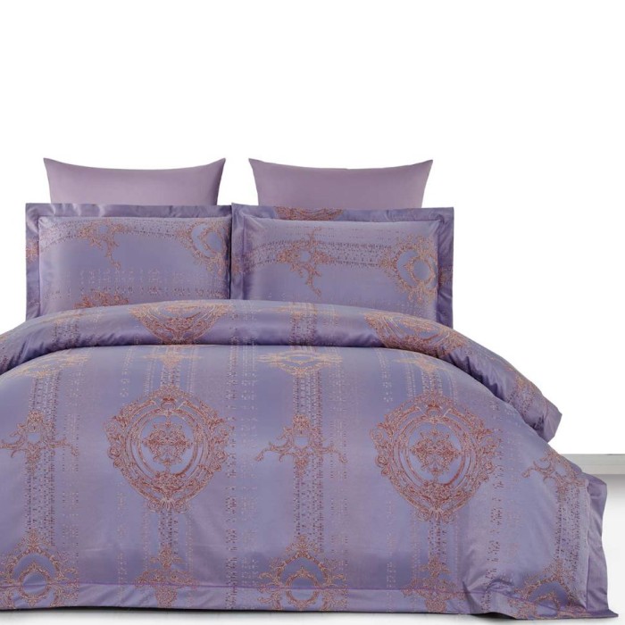 Постельное белье Arya тенсель "Naya", 2-х спальное (евро), лиловый