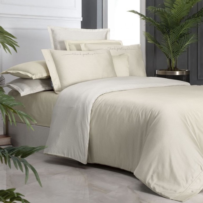 Постельное белье Sarev "Adam", 2-х спальное (евро), бежевый