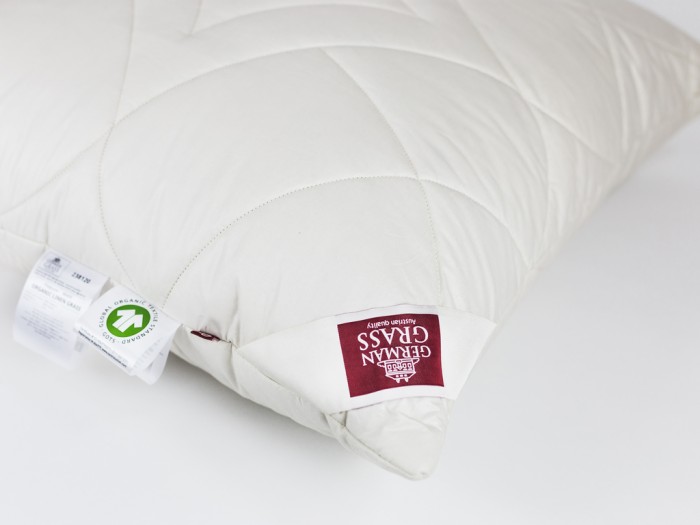 Подушка German Grass "Organic Linen", 50x70 см, регулируемая