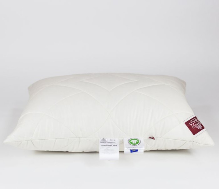 Подушка German Grass "Organic Linen", 50x70 см, регулируемая