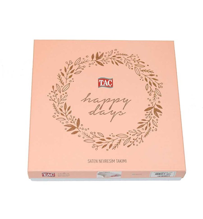 Постельное белье Tac Saten "Zaira", 2-х спальное (евро), лиловый