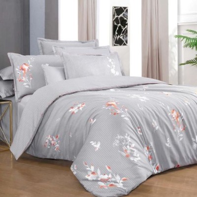 Постельное белье Sarev "Lida", семейное, серый