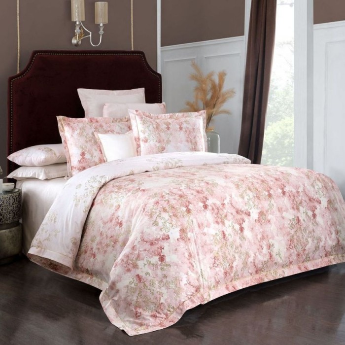 Постельное белье Sarev Elite "Zeus", 2-х спальное (евро), розовый