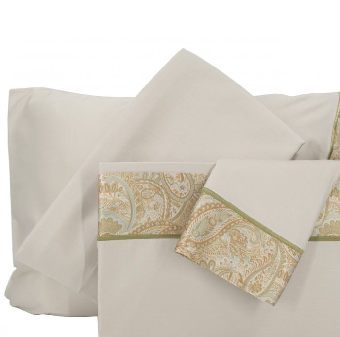 Постельное белье Tivolyo Deluxe "Etto", 1,5 спальное, бежевый