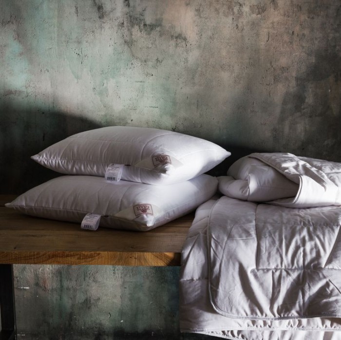 Подушка German Grass "Linenwash Grass", 70x70 см, регулируемая