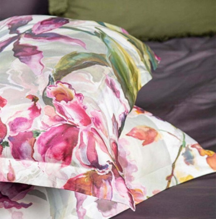 Постельное белье DecoFlux "Orchids Modern", 1,5 спальное, лиловый