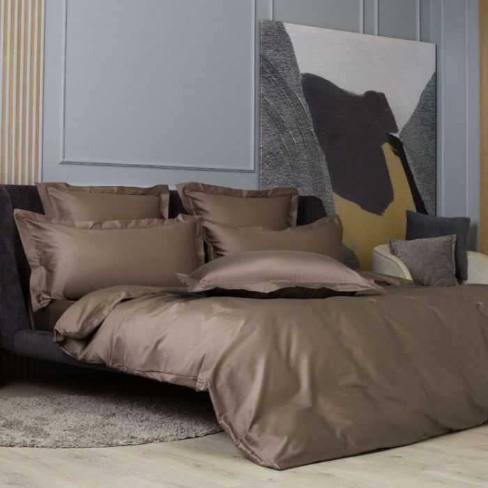 Пододеяльник  German Grass "Brownie Allure", 140x205 см, кофейный