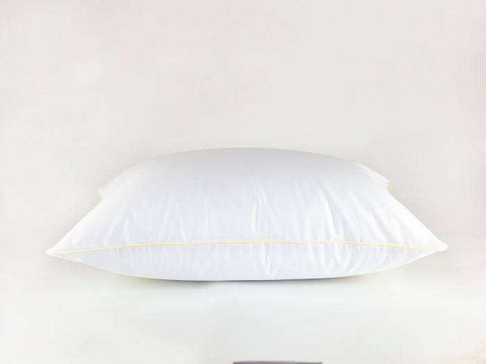 Наволочка German Grass "Innsbruck Amber", 70x70 см, 2 шт, белый, янтарный кант