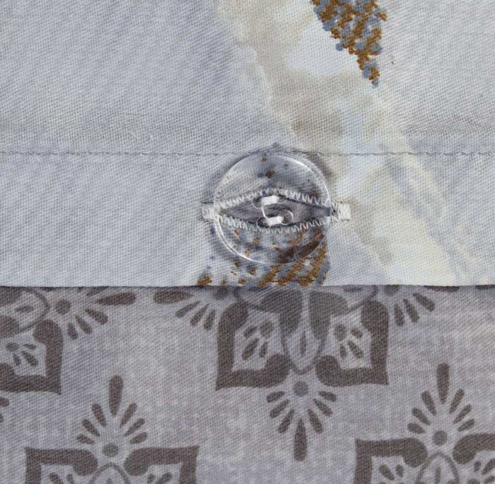 Постельное белье Arya Simple Living "Moniqa", семейное, серый