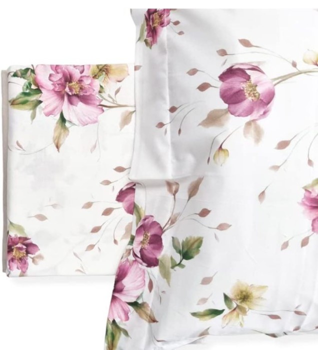 Постельное белье Mirabello "Bucaneve 03R", семейное, розовый