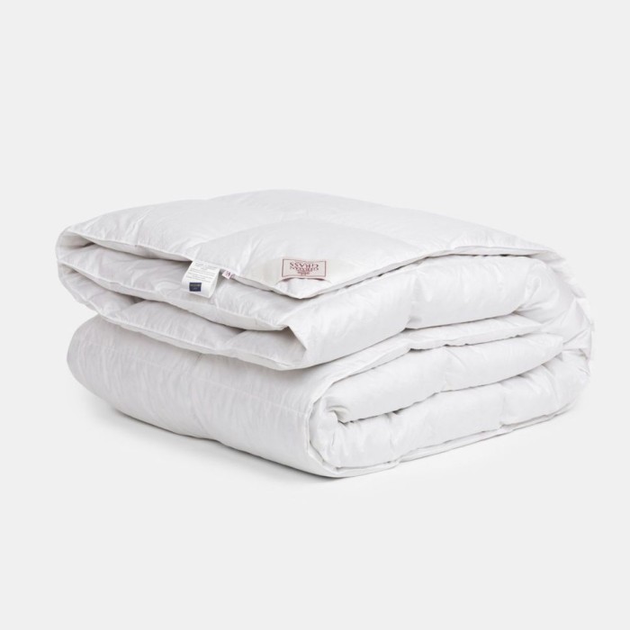 Одеяло German Grass пух гаги "Exclusive Cotton", 200x220 см, всесезонное "light"
