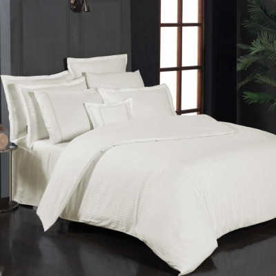 Постельное белье Sarev страйп "Jacquard", 2-х спальное (евро), экрю