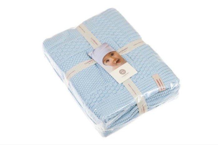 Плед детский Luxberry "Imperio 16", 75х100, голубой