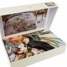 Постельное белье Tivolyo Deluxe "Tago", 2-х спальное (евро), сиреневый