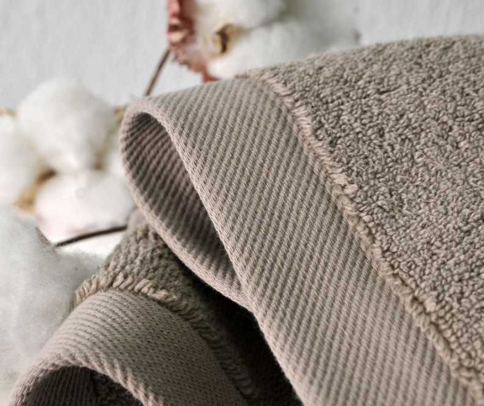 Полотенце Hamam "Shine Cotton&Silk", 50x100 см, дым