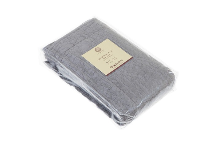 Наволочка  Luxberry "Velvet", 47х47см, серый