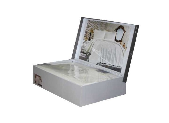 Покрывало Do&Co жаккард "Elita", 260x260 см, фиолетовый