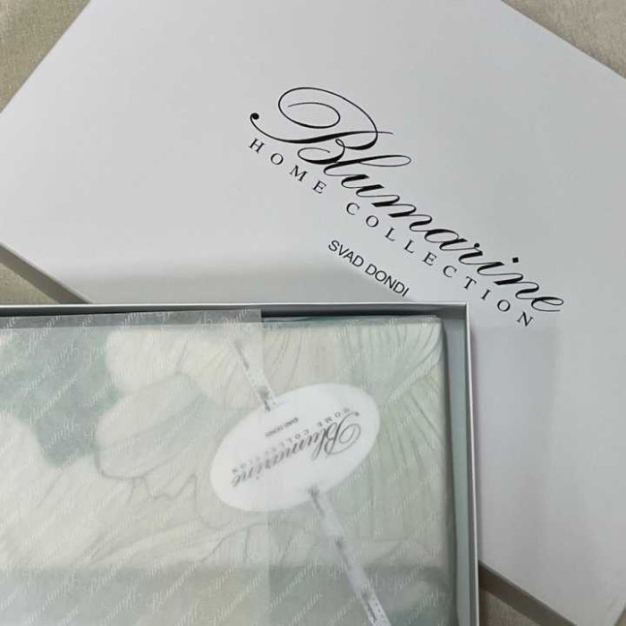 Постельное белье Blumarine "Bella Di Notte", 2-х спальное (евро), аквамарин