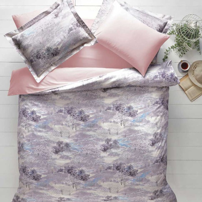 Постельное белье Tivolyo Deluxe "Vivien", 1,5 спальное, лаванда