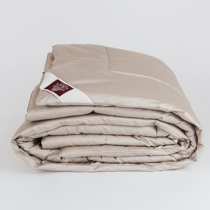 Одеяло German Grass шерсть "Almond Wool", 200x200 см, всесезонное