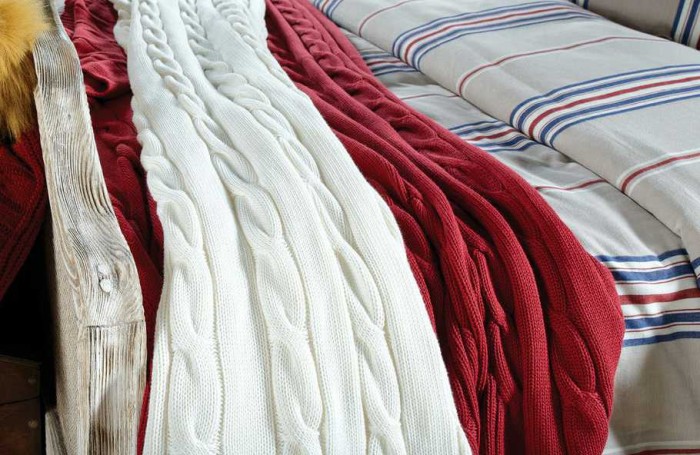 Плед Lappartement "Messina", 130x170 см, морская пена